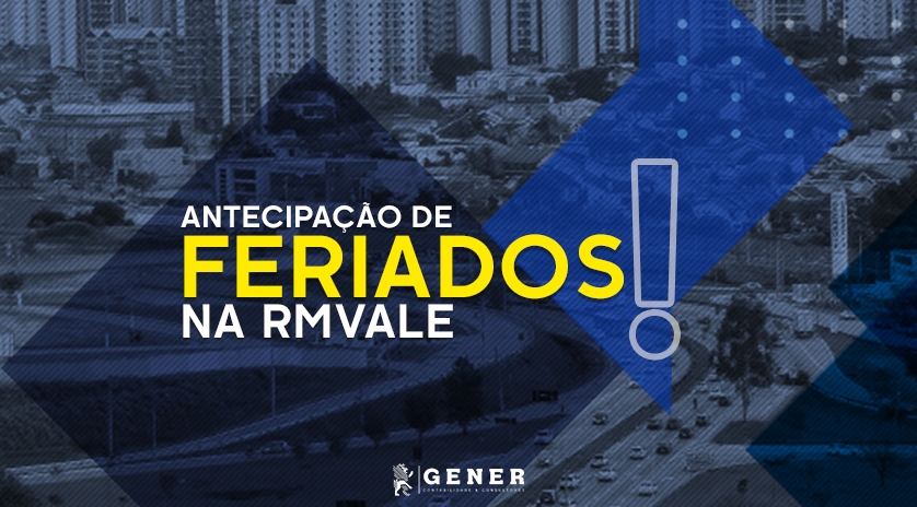 antecipação de feriados na rmvale