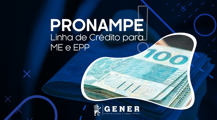 PRONAMPE Linha de Crédito para ME e EPP